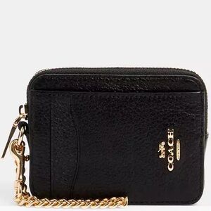 Coach Zip Card Case 🖤